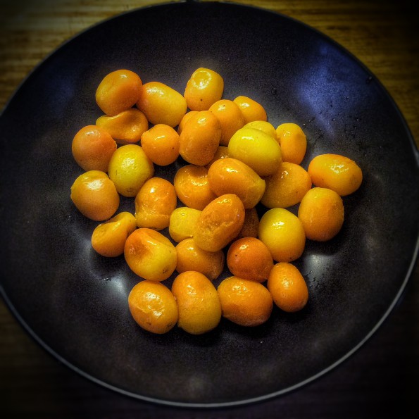 Kumquats blanchis