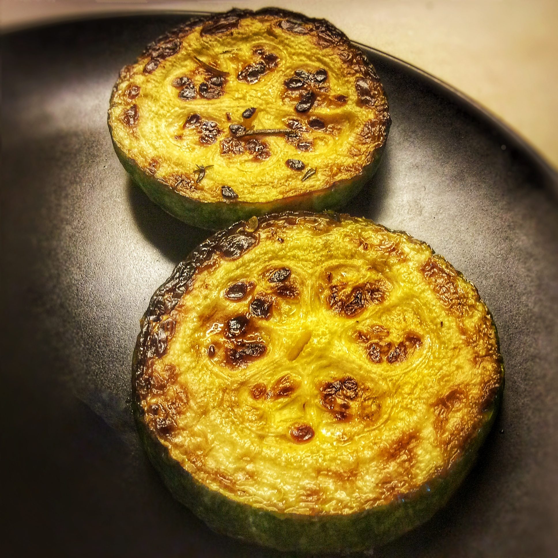 burger provençal vegan Courgettes grillées