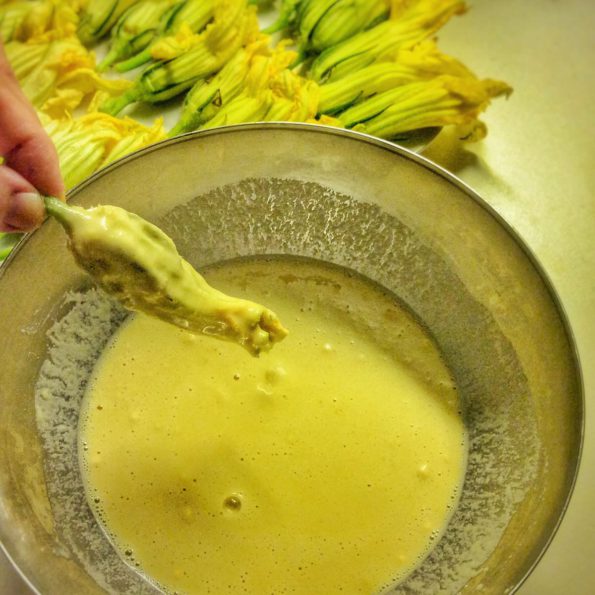 fleurs de courgettes