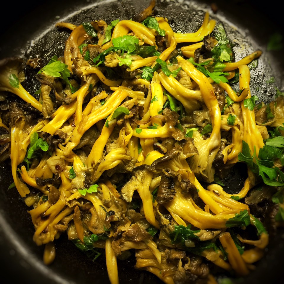 Chanterelles sautées