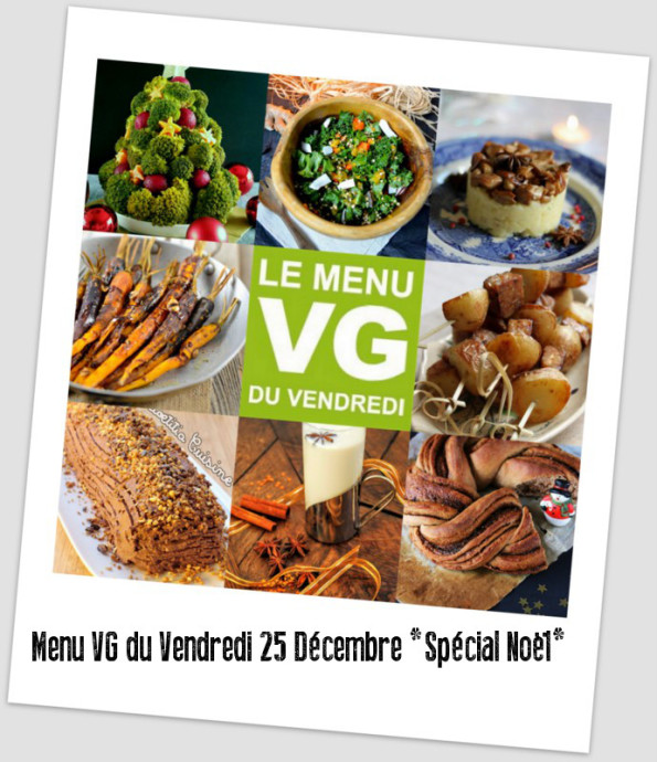 menu VG du 25 décembre