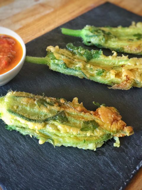 fleurs de courgettes