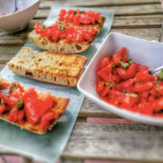 bruschetta tomates vegan