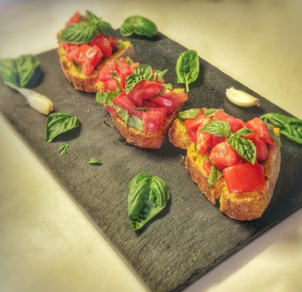 bruschetta à la tomate