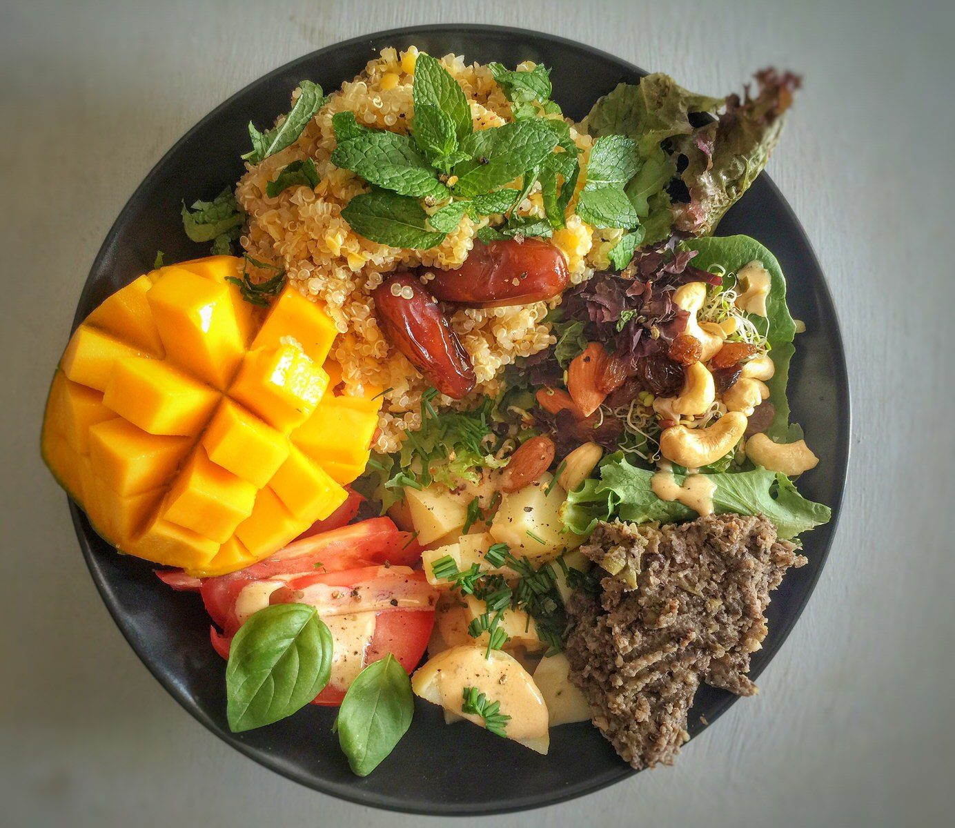 Vegan bowl d'été