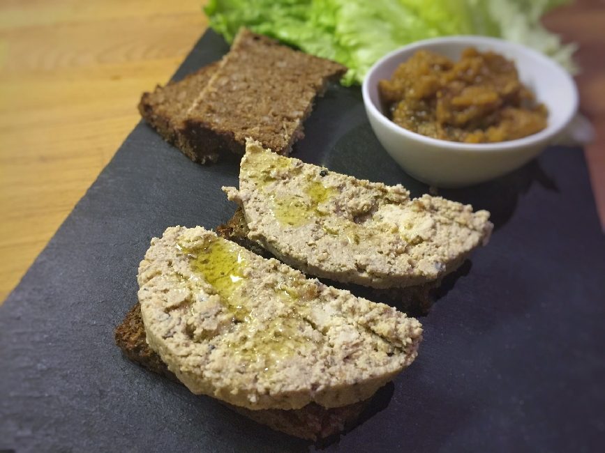 Mousse de foie gras végétal au Monbazillac {vegan- sans gluten