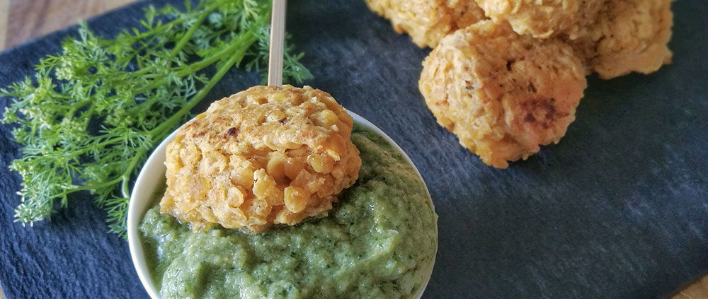 falafels lentilles corail