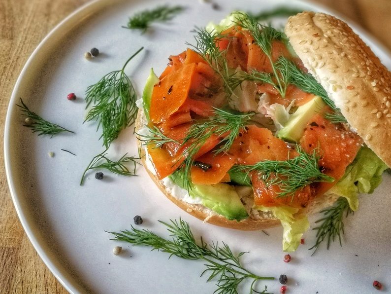 bagel saumon fumé vegan