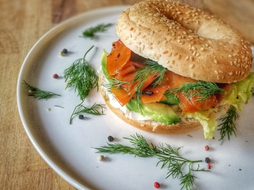 bagel saumon fumé vegan