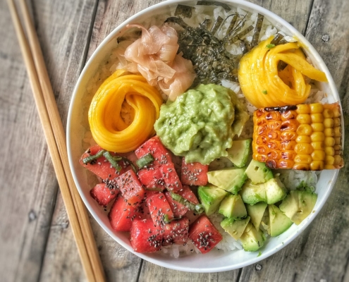 poke bowl vegan