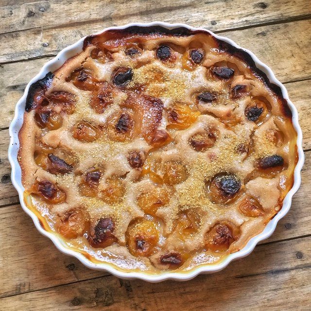 clafouti vegan prunes