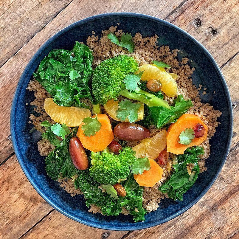 couscous vegan aux légumes d'automne 